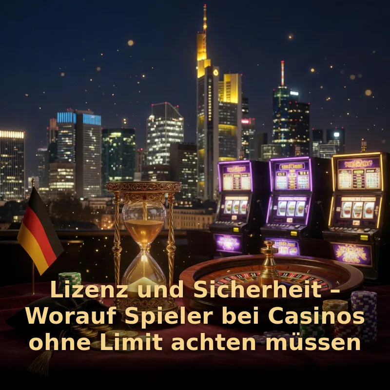 Lizenz und Sicherheit – Worauf Spieler bei Casinos ohne Limit achten müssen